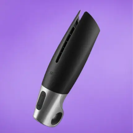 Satisfyer Power - Okos, akkus maszturbátor (fekete-ezüst)