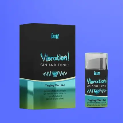 INTT Vibration - Vibrátor gél (gin tonic) - 15ml