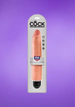King Cock 10" - Élethű vibrátor (30cm)