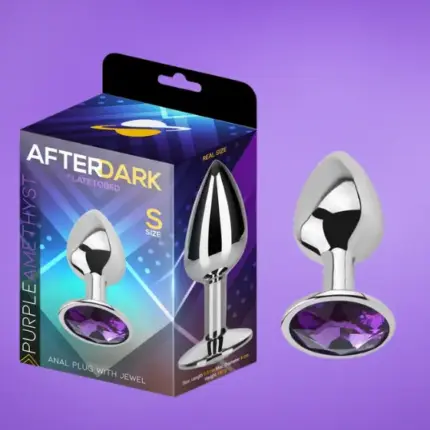 Afterdark - Análdugó lila kővel S