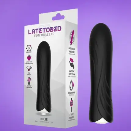 Latetobed Bilie - Mini vibrátor (fekete)