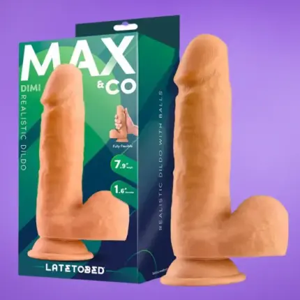 Latetobed Max&Co. Dimi - Élethű dildó (20cm)