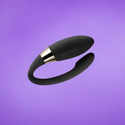 LELO Noa - Szilikon párvibrátor (fekete)