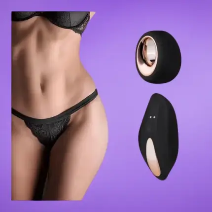 Pantyrebel - Akkus, rádiós vibrációs tanga (fekete)