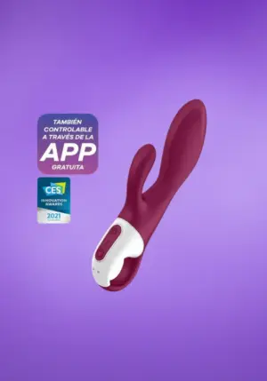 Satisfyer Heated Affair - Akkus, melegítő, csiklókaros vibrátor (piros)