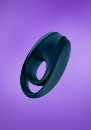 Satisfyer Incredible Duo - Akkus, vízálló, vibrációs péniszgyűrű (kék)