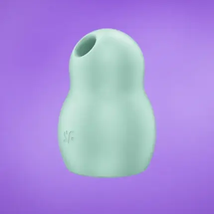 Satisfyer Pro To Go 1 - Akkus, léghullámos csiklóizgató vibrátor (zöld)