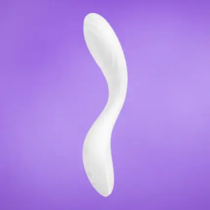 Satisfyer Rrrolling - Akkus, mozgó golyós G-pont vibrátor (fehér)