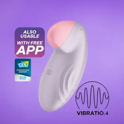 Satisfyer Tropical Tip - Okos, akkus csiklóvibrátor (lila)