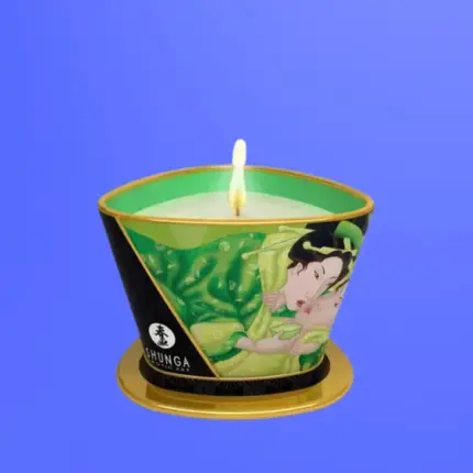 Shunga - Masszázsgyertya (zöld tea)