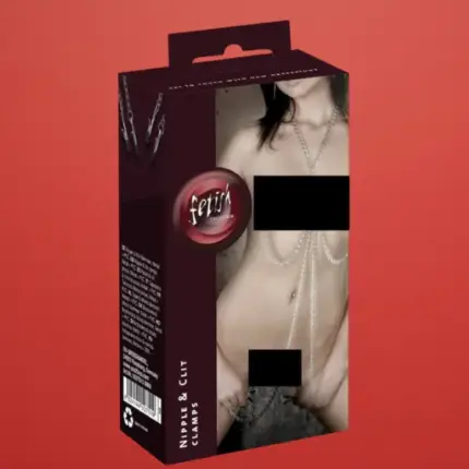 Fetish Collection - Szexlánc csiptetővel,nőknek