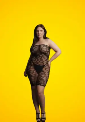 Le Désir Star Rhinestone Dress - Pánt nélküli ruha XL/XXL