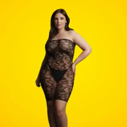 Le Désir Star Rhinestone Dress - Pánt nélküli ruha XL/XXL