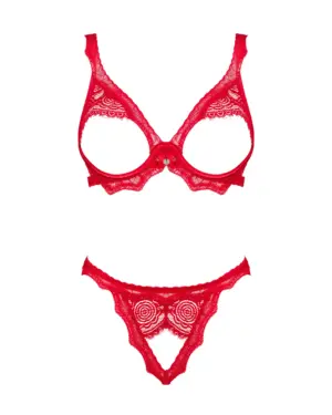 Obsessive Bergamore - Fehérnemű szett (piros) - Image 5