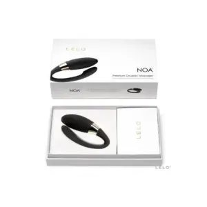 LELO Noa - Szilikon párvibrátor (fekete) - Image 2