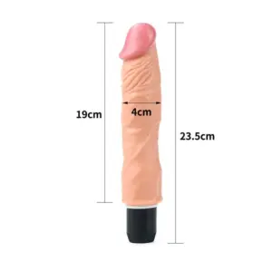 Lovetoy Flexi 9,5" - Élethű vibrátor (23,5cm) - Image 4