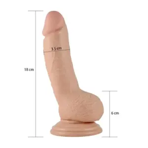 Lovetoy 7" - Valósághű műpénisz (18cm) - Image 2