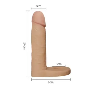 Lovetoy 5,8cm - Ultra puha péniszgyűrű análvibrátorral (15cm) - Image 5