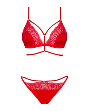 Obsessive Diyosa - Fehérnemű szett (piros) - Image 5