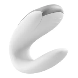 Satisfyer Double Fun - Okos, akkus, vízálló, rádiós párvibrátor (lila) - Image 4