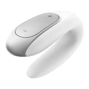 Satisfyer Double Fun - Okos, akkus, vízálló, rádiós párvibrátor (lila) - Image 2