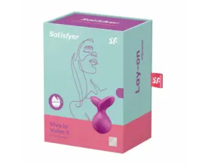 Satisfyer Viva la Vulva 3 - Akkus, vízálló csiklóvibrátor (viola) - Image 5