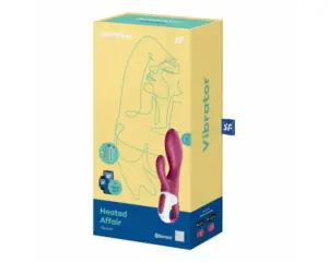 Satisfyer Heated Affair - Akkus, melegítő, csiklókaros vibrátor (piros) - Image 4