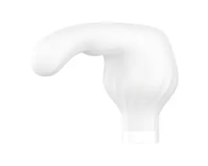 Satisfyer Double Wand-er - Okos, akkus masszírozó vibrátor (fehér) - Image 4