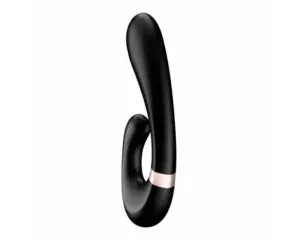 Satisfyer Heat Wave - Okos, melegítő, karos vibrátor (fekete) - Image 3