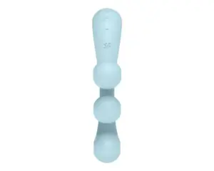 Satisfyer Tri Ball 2 - Akkus, multifunkciós vibrátor (menta) - Image 4