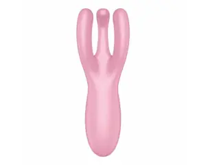 Satisfyer Threesome 4 - Okos, akkus csiklóvibrátor (pink) - Image 2