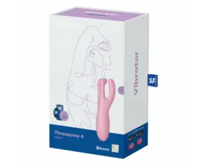 Satisfyer Threesome 4 - Okos, akkus csiklóvibrátor (pink) - Image 5