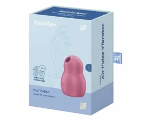 Satisfyer Pro To Go 1 - Akkus, léghullámos csiklóizgató vibrátor (pink) - Image 6
