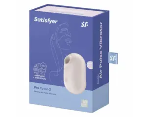 Satisfyer Pro To Go 2 - Akkus, léghullámos csiklóizgató vibrátor (bézs) - Image 7