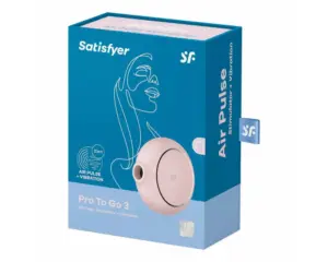 Satisfyer Pro To Go 3 - Akkus, léghullámos csiklóizgató vibrátor (pink) - Image 6