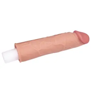 Lovetoy Pleasure X-Tender 1" - Péniszköpeny (natúr) - Image 3
