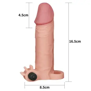 Lovetoy Add 2" - Vibráló péniszköpeny (natúr) - Image 2