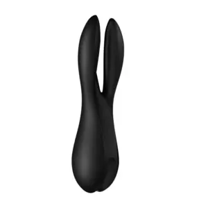 Satisfyer Threesome 2 - Akkus háromfejű vibrátor (fekete) - Image 4