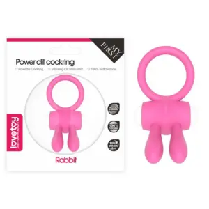 Lovetoy - Nyuszis vibrációs péniszgyűrű (rózsaszín) - Image 3