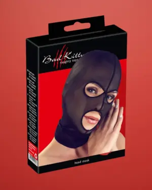 Bad Kitty - Hálós fejmaszk (fekete)
