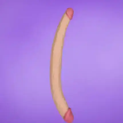 Lovetoy Ladykiller - Kétvégű dildó (36,5cm)