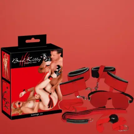 Bad Kitty BDSM szett - vörös