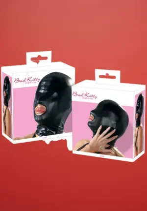 Bad Kitty - Fényes maszk szájnyílással (S-L)