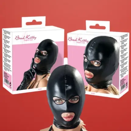 Bad Kitty - Fényes maszk szem- és szájnyílással