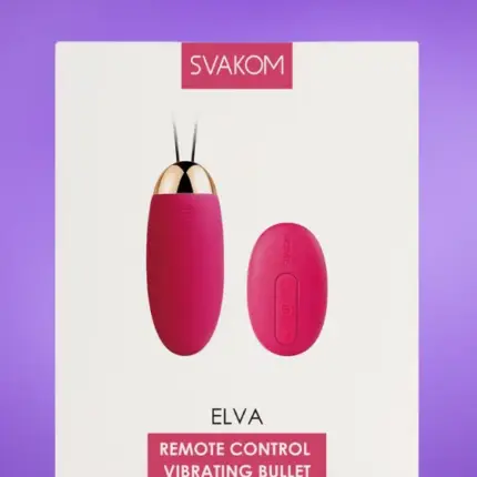 Svakom Elva - akkus, távvezérlős vibrációs tojás (pink)