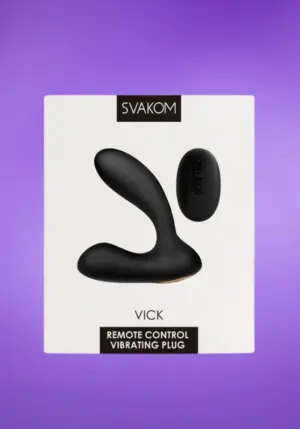 Svakom Vick - Vízálló prosztata és G-pont vibrátor (fekete)