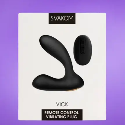 Svakom Vick - Vízálló prosztata és G-pont vibrátor (fekete)