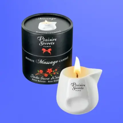 Plaisirs Secrets Red Wood - Masszázsgyertya (80ml)