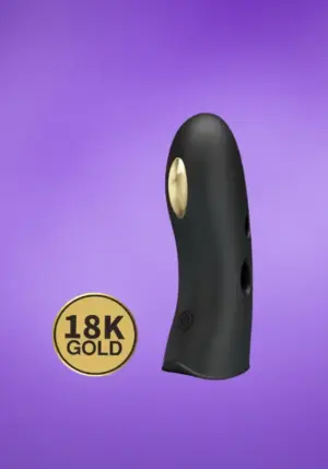 Pretty Love Marico - Vibráló távirányítós ujj vibrátor arany betéttel