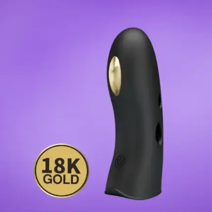 Pretty Love Marico - Vibráló távirányítós ujj vibrátor arany betéttel